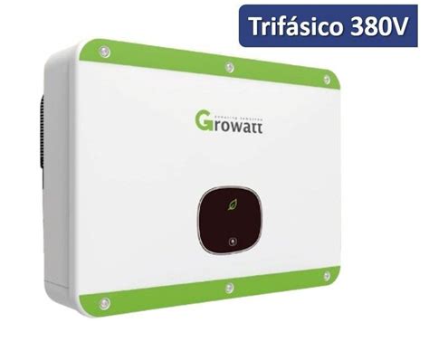 Inversor Growatt Kw On Grid V Mppt Proraio Energy Solar