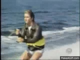 Fonzie jumps the shark on Make a GIF