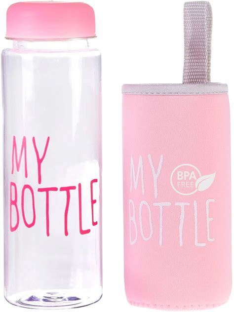 Бутылка для воды "My Bottle" с термочехлом, 500 мл цвет розовый по ...