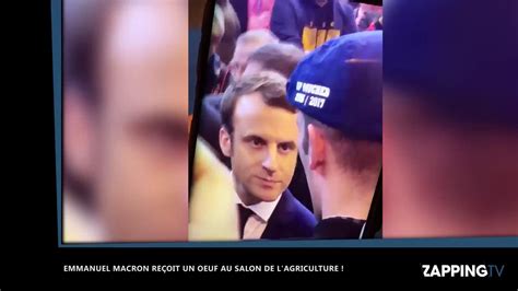 Emmanuel Macron Se Prend Un Uf En Pleine T Te Au Salon De L