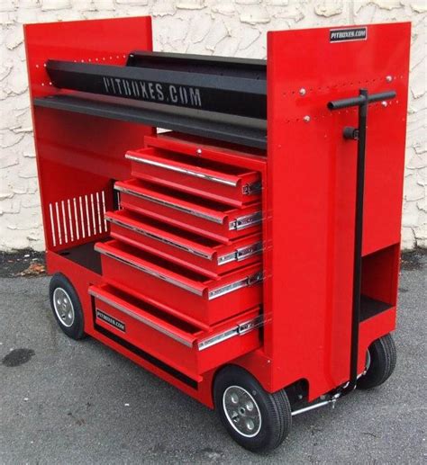 Rsr Pit Box Pitbox Rolling Portable Racing Toolbox Cart Kart Tool Box