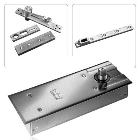 Dorma BTS75V/B Double Acting Floor Closers for Wood/Steel Door Package ...