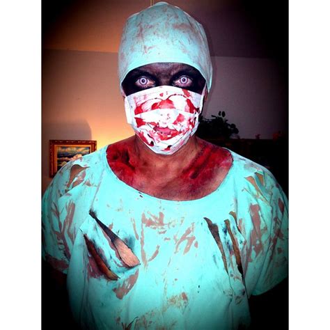 Zombie doctor costume Halloween 2018, Halloween Make Up, Halloween ...