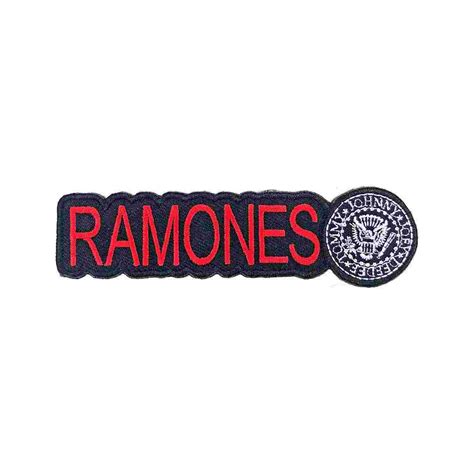 Ramones アイロンパッチ／ワッペン ラモーンズ Logo And Seal バンドtシャツの通販ショップ『tee Merch 』