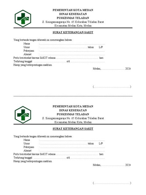 surat sakit