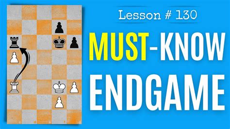 Chess Lesson # 130 | Rook Endgame