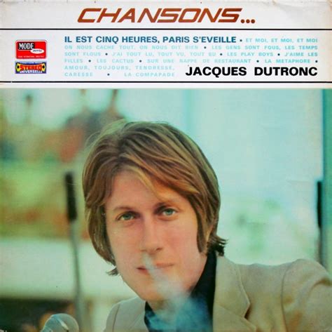 Jacques Dutronc Chansons 1968 Vinyl Discogs