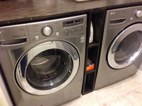 Built A Countertop Over Washer Dryer Using 3 4 Inch Oak Plywood And