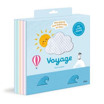 Voyage Mon grand livre d activités en tissu Boîte ou accessoire