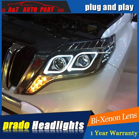 New Front Light Car Styling For Toyota Prado Led Headlights 2014 2017