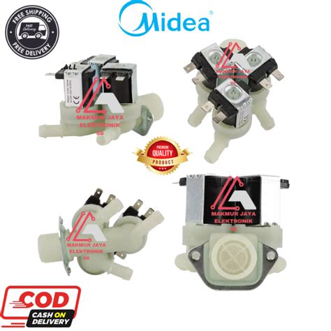 Selenoid Mesin Cuci Midea Water Inlet Valve Katup Masuk Air Fpe G