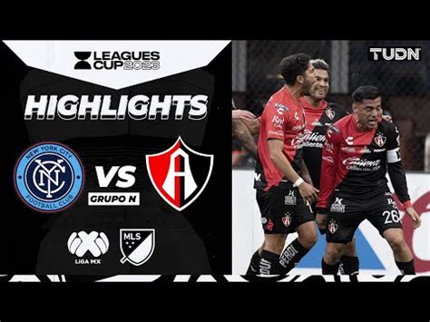 Atlas vs New York City 1 0 gol resumen y vídeo por Leagues Cup