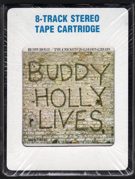 Buddy Holly / The Crickets - Buddy Holly Lives 1985 Sealed CRC 8-track tape