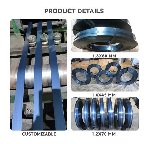 Blue Tempered C S Rolling Shutter Flat Spring Steel Strip Roll Coil