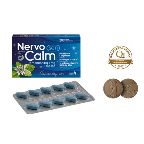 NervoCalm Sen 20 tabl z melatoniną 1mg