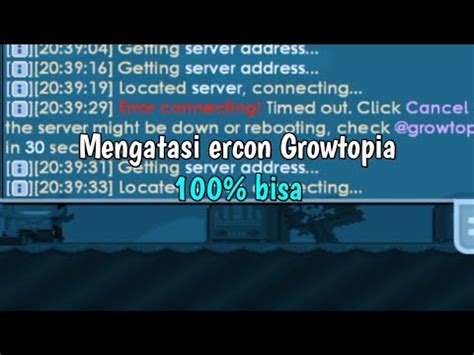 Cara Mengatasi Eror Connecting Growtopia Bisa Youtube