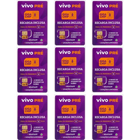 Codigo Ddd Da Vivo - Kit com 9 Chip da Vivo com Recarga para todos DDD do Brasil | Shopee Brasil