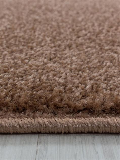 Tapis Salon Benapo En Polypropyl Ne Doux Et Soyeux Oeko Tex Marron