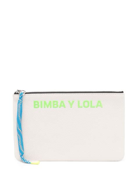 Bimba Y Lola Logo Plaque Wallet Farfetch