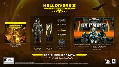 Helldivers 2 "Super Citizen Edition" Revealed | TechPowerUp Forums