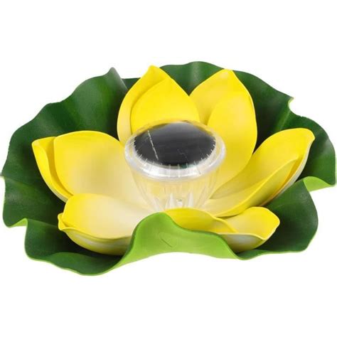 Lampe Solaire Lotus Lumi Re Flottante Ext Rieure Bassin Solaire