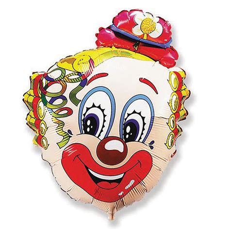 Palloncino Supershape Clown Testa Sagomata