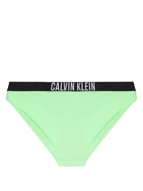 Calvin Klein Logo Waistband Bikini Bottoms Farfetch
