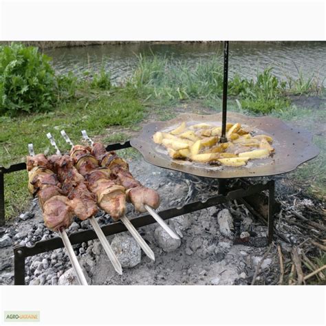 Сковорода для пикника, кемпинга из диска бороны, Барбекю, мангал, гриль ...