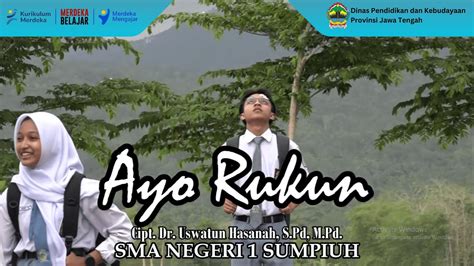 Sma Negeri Sumpiuh Lomba Cover Jingle Ayo Rukun Youtube