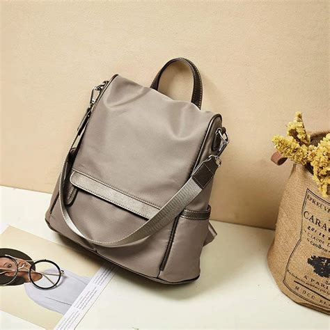 Women Backpack Purse Nylon Fashion Casual Convertible Shoulder Bag