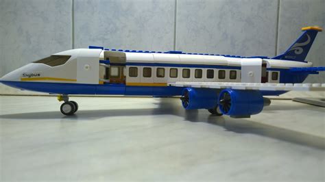 Giant Lego City Airplane Lego Passenger Plane Skybus ليغو مدينة