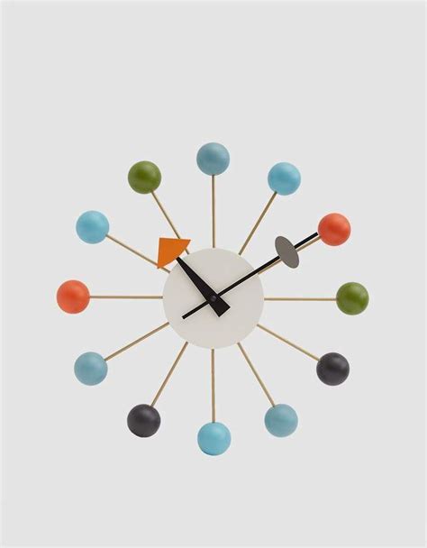 Vitra George Nelson Ball Clock In Multicolor Artofit