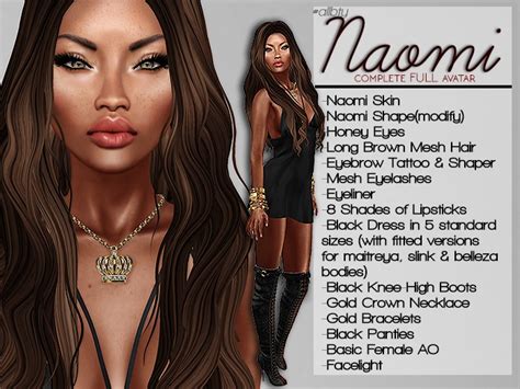 Second Life Marketplace Allbty Complete Avatars Naomi