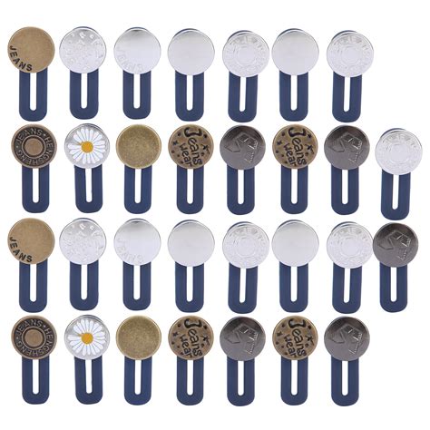 30pcs Portable Waist Extender Button Detachable Waistband Extender for ...
