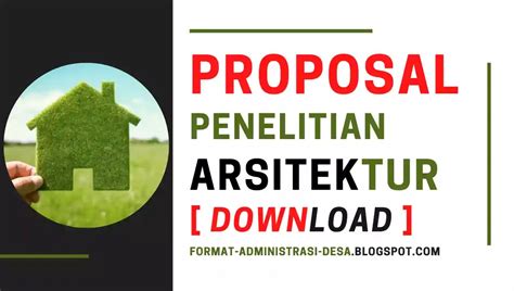 Contoh Proposal Penelitian Tentang Arsitektur Download Format