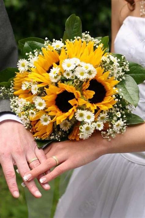 Bouquet Da Sposa Con I Girasoli