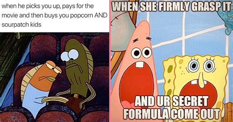 SpongeBob Memes For Bikini Bottom Couples Who Finish Each Others Krabby Patties CheezCake