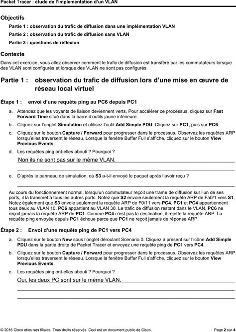 Packet Tracer Investigating A Vlan Implementation Instructions