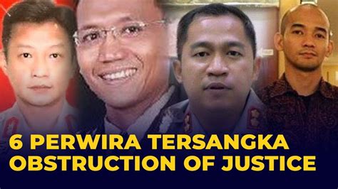 Perwira Tersangka Obstruction Of Justice Kasus Pembunuhan Brigadir