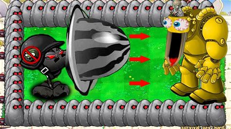 Doom Gatling Pea Melon Pult Vs GARGANTUAR 100000 HP Plants Vs Zombies