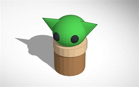 3D design Baby Yoda | Tinkercad