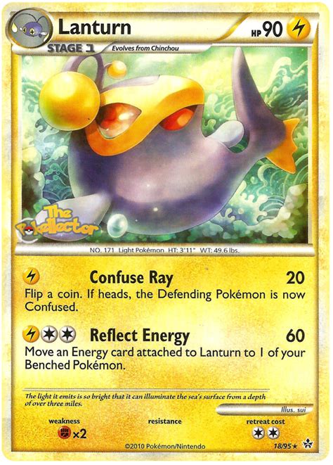 Lanturn - HS Unleashed #18 Pokemon Card