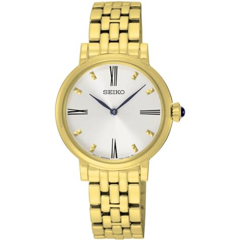 Seiko Ladies Quartz Gold Plated Bracelet Watch