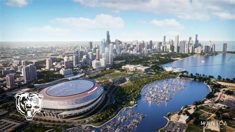 Chicago Bears Unveil New Stadium Plans Day Crucial Nfl Draft