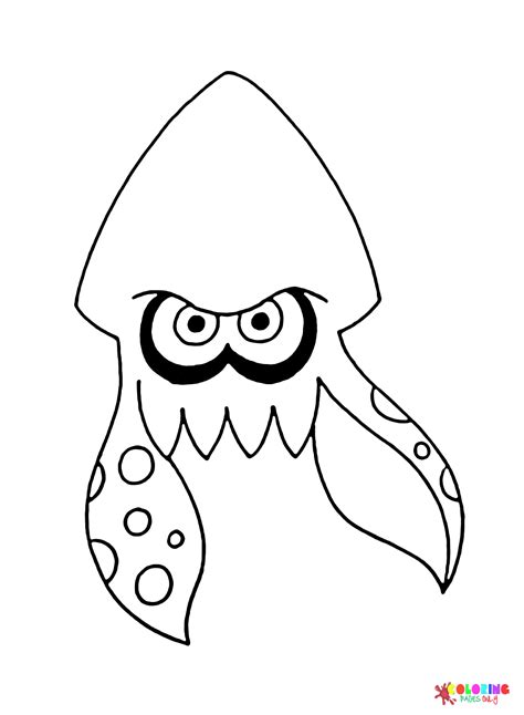 Coloriage Nintendo Splatoon Coloriages Gratuits Imprimer