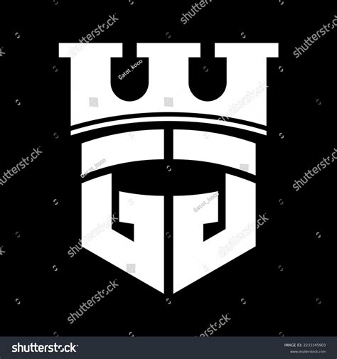 Letter G G Crown Logo Design Stock Vector Royalty Free 2233345903