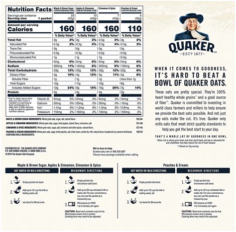 Quaker Instant Oatmeal – ZEENAAZ