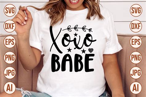 Xoxo Babe Graphic By Trendy Svg Gallery Creative Fabrica
