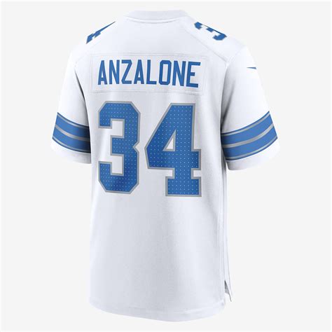 Alex Anzalone Detroit Lions Men's Nike NFL Game Football Jersey. Nike.com