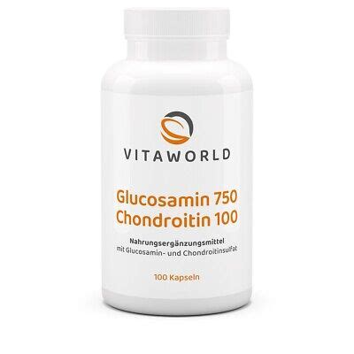 Vita World Glucosamin 750 Chondroitin 100 Complex 100 Kapseln Made In